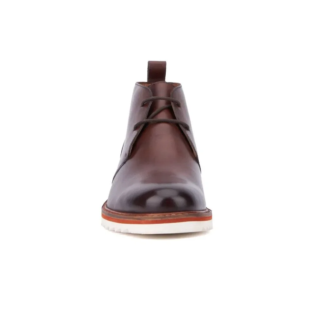 Vintage Foundry Co Lewis VF1668 Mens Size US 10 Chukka Boots Brown Leather Shoes